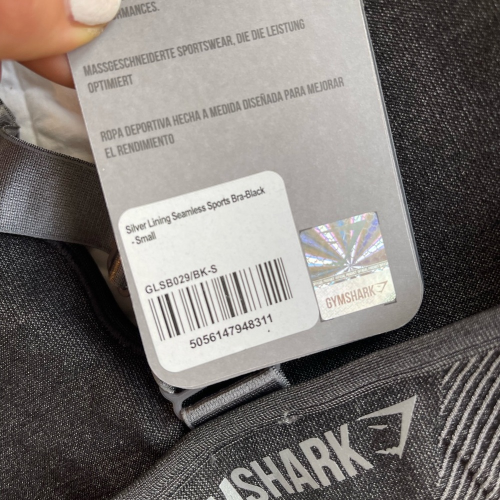 Gymshark Silver Lining Sports Bra - Picture 3 of 3